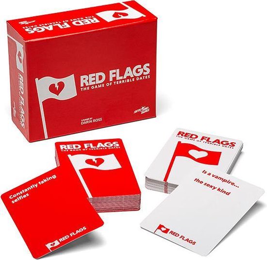 Afbeelding van het spel Red Flags: The Game of Terrible Dates Partyspel