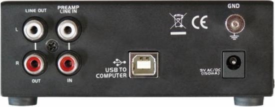 Dynavox UPR-2.0 USB platenspeler voorversterker - zwart | bol.com