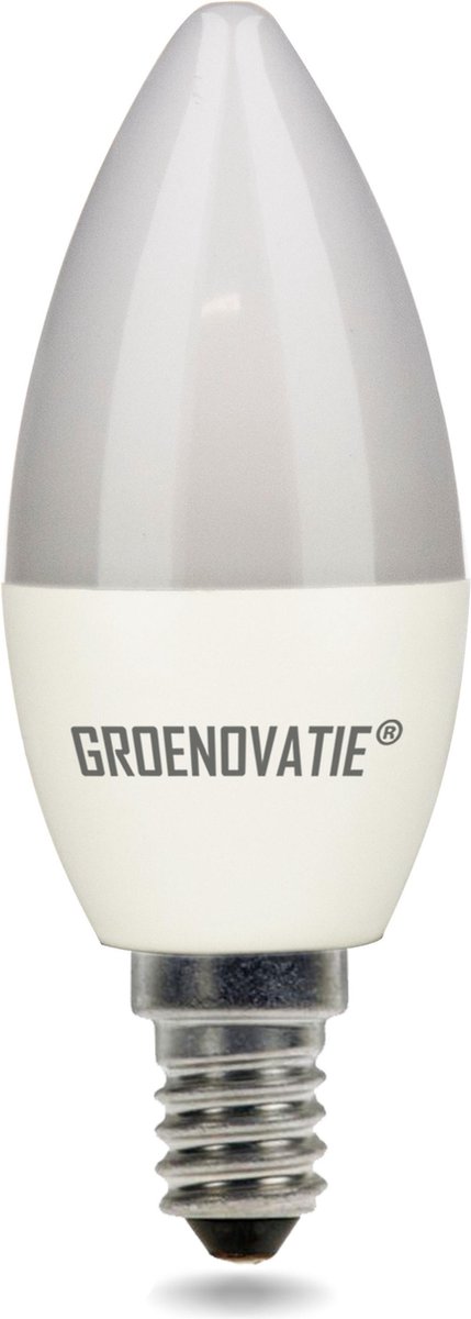 Groenovatie LED Kaarslamp E14 Fitting - 4W - 118x38 mm - Warm Wit