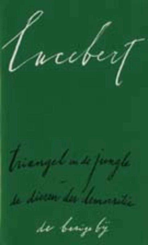 Cover van het boek 'Triangel in de jungle, gevolgd door: De dieren der democratie' van Lucebert 