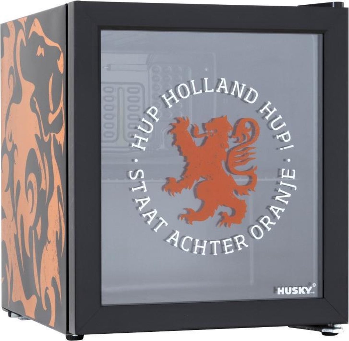 Husky KK50-DUTCHLION - Mini Koelkast - Glazen deur