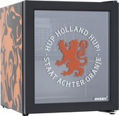 Husky KK50-DUTCHLION - Mini Koelkast - Met Glazen Deur - 46 Liter - 40dB - Oranje - Leeuw