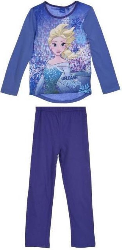 klimaat Vruchtbaar vrije tijd Frozen Elsa pyjama paars / blauw maat 5 (110cm) | bol.com