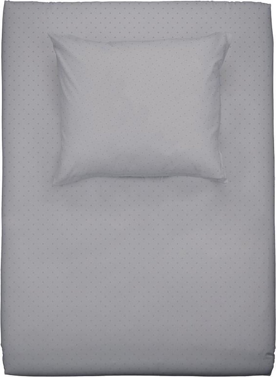 Heckett & Lane Puntini Dekbedovertrek - Litsjumeaux - 260x200/220 cm - Glacier Grey
