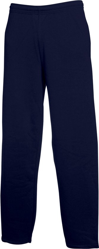 Pantalon de survêtement Fruit of the Loom (avec jambe droite) Bleu Taille L.