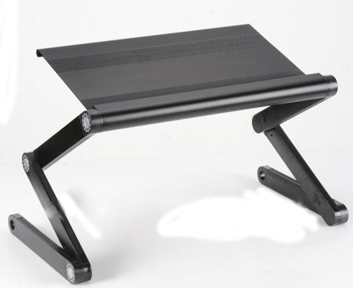 Laptop Tafel | Verstelbaar | laptopstandaard zwart | Wendbaar