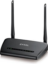 Zyxel NBG6515 draadloze router Dual-band (2.4 GHz / 5 GHz) Gigabit Ethernet Zwart