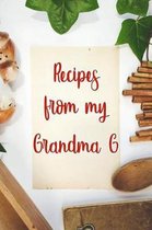 Recipes From My Grandma G