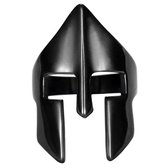 Herenring edelstaal Spartan Mask Black-19mm