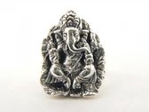 Zilveren Ganesha ring - maat 18