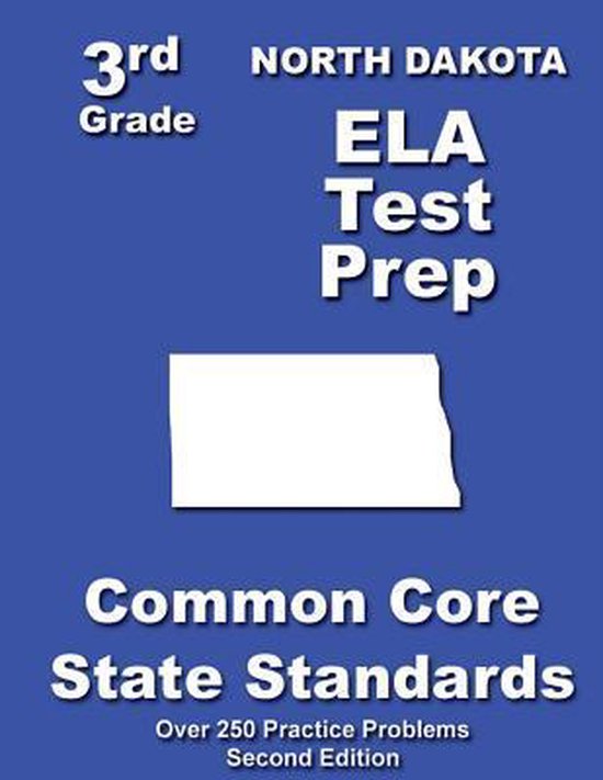 North Dakota 3rd Grade Ela Test Prep - cover