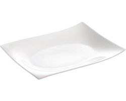 Maxwell & Williams Motion Rechthoekig Bord - 25 x 19 cm - Wit