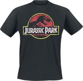 Jurassic Park Classic Logo Jurassic Park Jongens T-shirt Maat 5/6 jaar