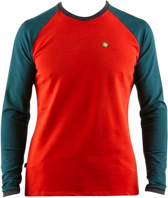 E9 Double longsleeve Heren 4/4 rood - Maat L | bol.com