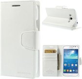 Goospery Sonata Leather hoesje Samsung Galaxy Grand i9080 i9082 wit