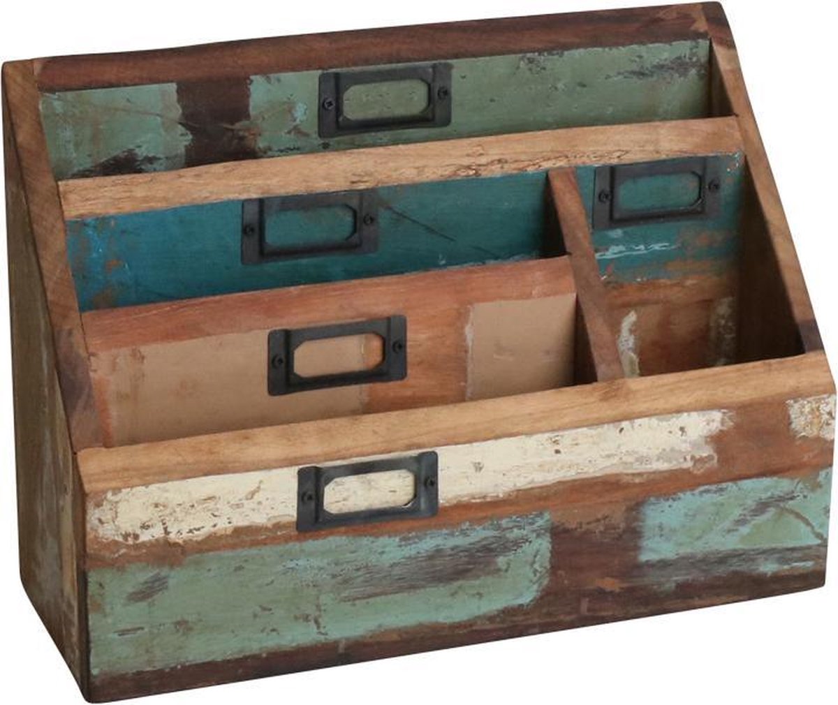 Raw Materials Scrapwood Organizer Postbakje Gerecycled hout