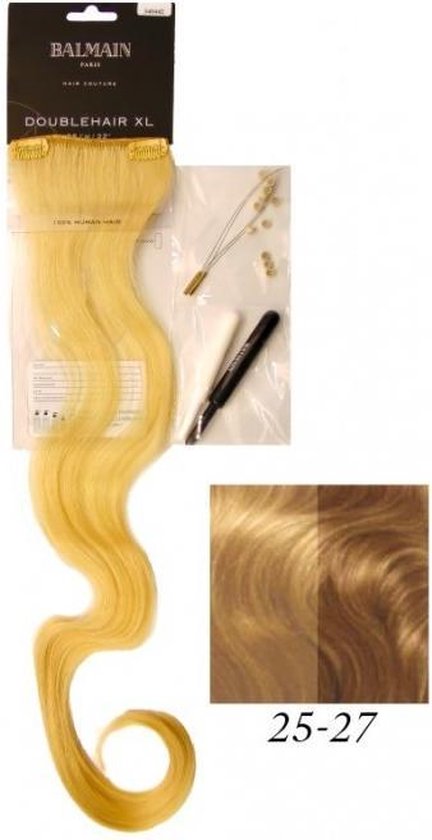 Balmain Double Hair Extensions XL Single Pack 25.27 55cm | bol.com