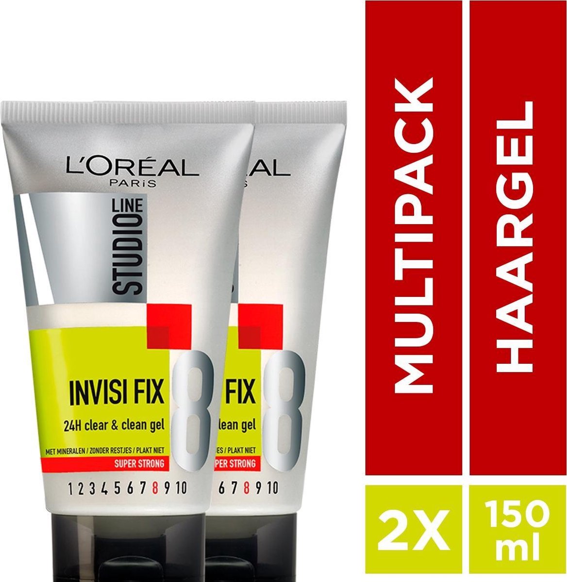 L'Oréal Paris Studio Line Invisi Fix Haargel - Gel - 2 x 150 ml -  Voordeelverpakking | bol.com