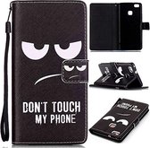 iCarer Dont touch my phone wallet case hoesje Huawei P9