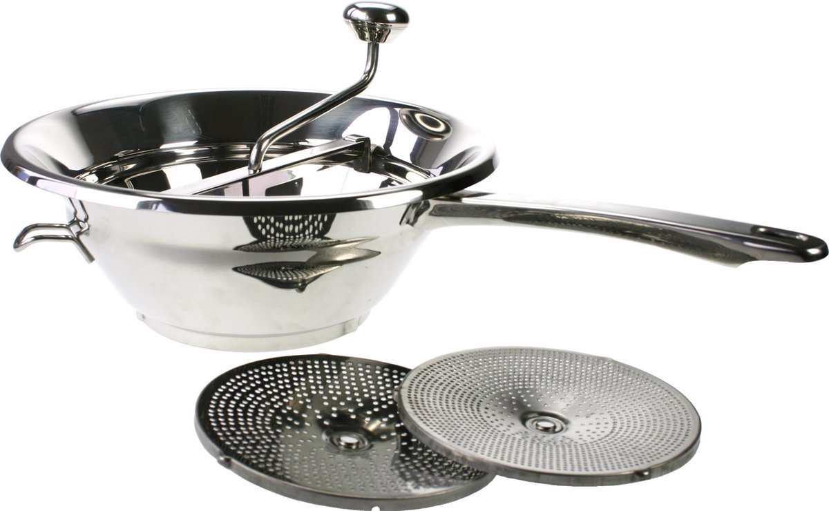 Cosy&Trendy Roerzeef met 3 schijven - Ø 28 cm - RVS 18/10