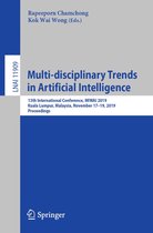 Lecture Notes in Computer Science 11909 - Multi-disciplinary Trends in Artificial Intelligence