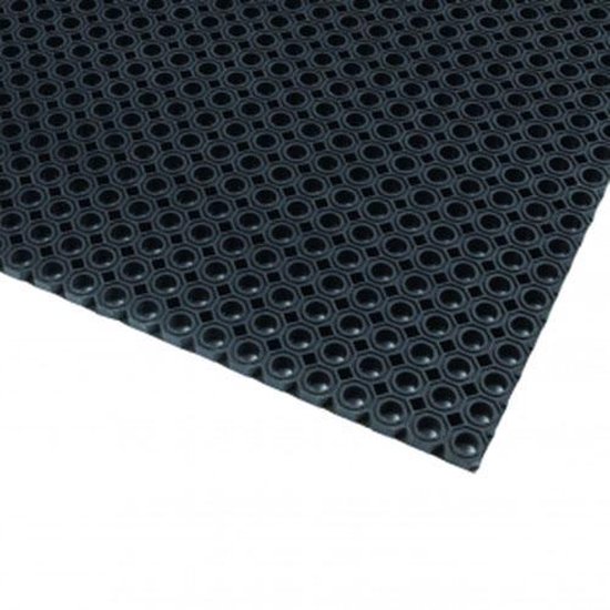 Foto: Rubbermat oct o flex rubberringmat 75 cm x 100 cm zwart