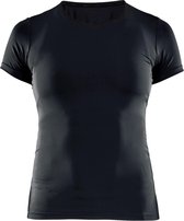 Craft Essential Vn Ss Sportshirt Dames - Black