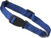 scarlet pet | Hondenhalsband "Universal" met kliksluiting en lengteverstelling; verschillende kleuren en maten; robuust nylon. Blauw (L) 32-49 x 2.5 cm