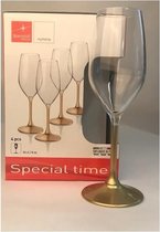 Bormioli Rocco Wijn/Champagne glazen set van 4 stuks