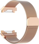 Fitbit Ionic Luxe Milanees bandje |Rose Gold / Rose Goud| Premium kwaliteit | Maat: M/L | RVS |TrendParts