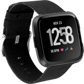 Fitbit Versa 2 / Versa Jeans bandje |Zwart / Black |Premium kwaliteit| One Size | TrendParts