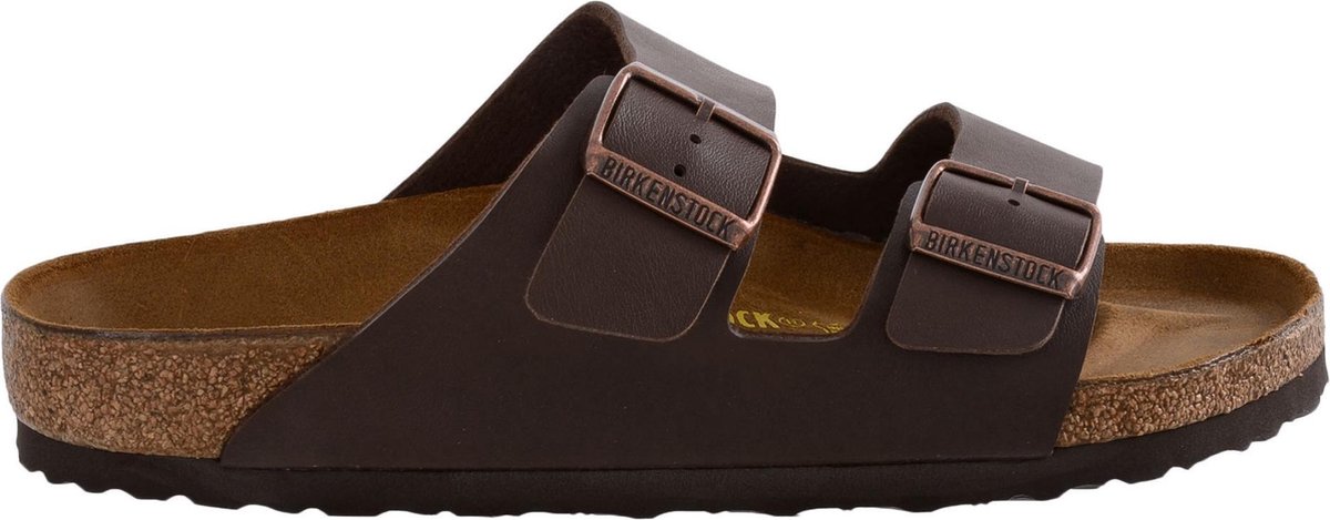 Birkenstock Arizona Heren Slippers Regular fit - Brown - Maat 42 | bol.com