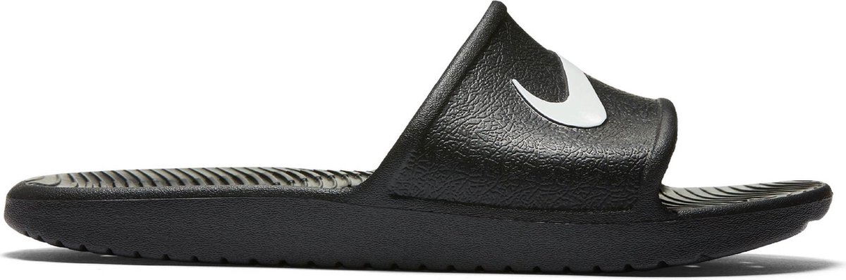 Rubber Blokkeren Land Nike Kawa Slippers - Maat 48.5 - Mannen - zwart/wit | bol.com