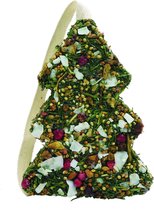 Festive Fruit Kerstboom Knaagdier Snack - Knaagdierensnack - 11,5 cm
