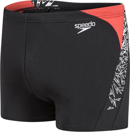 Speedo Endurance Boom Splice Aquashort Heren Zwembroek - Zwart-Wit - 8 |  bol.com