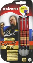 Unicorn Brass Red Barney steeltip dartpijlen