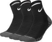 Chaussettes de sport Nike Dry Cushioned Quarter Sports Socks - Taille 34-38 - Unisexe - Noir / Gris / Blanc