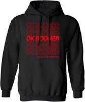 Ok Boomer | Hoodie | Generation Z | Maat XXL