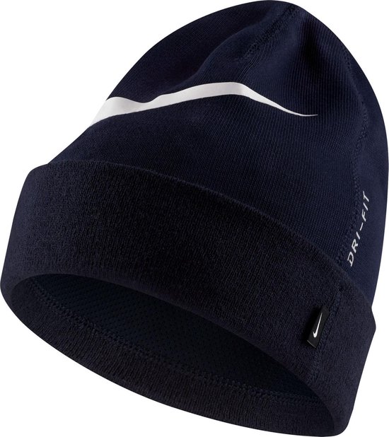 Bonnet Nike (Sport) - Unisexe - Bleu foncé / blanc | bol.com