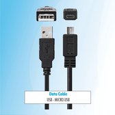 Budget 2 meter usb naar micro usb kabel Oplaad kabel geschikt voor PS4 & Android