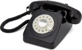 GPO 746 Retro Vaste Telefoon  draaischijf - Zwart