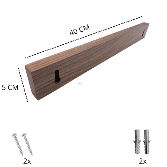 Messenmagneet hout Messenblok hout