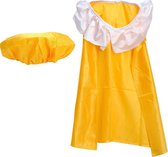 pieten kleding muts en cape geel