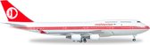 Herpa Boeing vliegtuig Malaysia Airlines- B747-400 retro colors