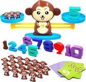 Balance Monkey, Leren Rekenen, Reken Spel,  Balans Aap, Educatief, Reken Weegschaal