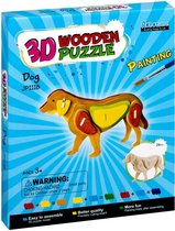 Houten 3D Puzzel modelbouw pakket hond