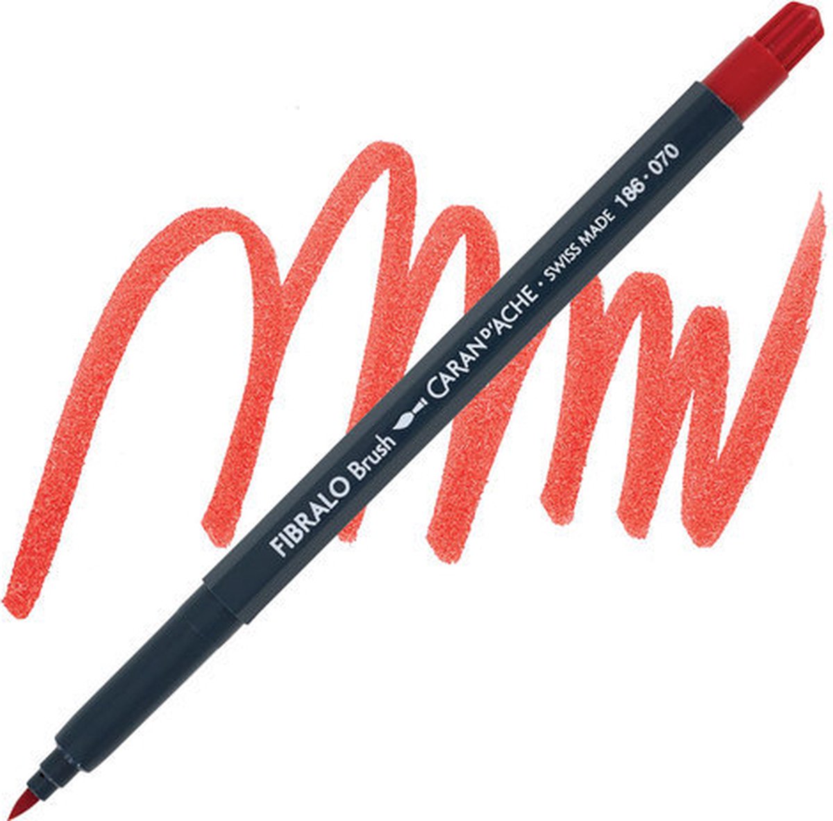 Carandache Fibralo Brush | Scarlet