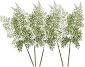 5x Kunstplanten bosvaren takken 58 cm groen - 5x kunsttakken Bosvaren