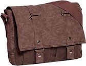Mustang®  Judea - Canvas - PU - A5 medium - Flapover - Bruin