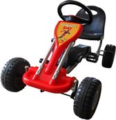 Skelter Kart Rood 3 4 5 jaar - Trapauto - Kart auto voor kinderen